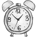 Time history clock alarm