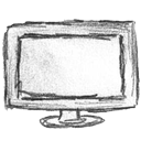 Computer monitor screen