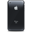 Retro black iphone apple