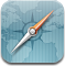 Safari browser compass