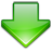 Download green down arrow update