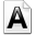 A letter font file