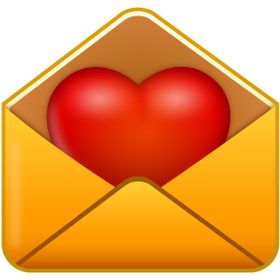 Valentines day heart email love