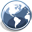 Browser earth globe