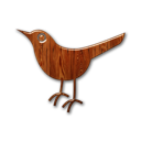 Bird animal twitter wood birdo