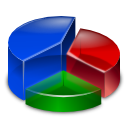 Diagram chart statistics analytics pie