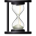 Clock hourglass time