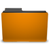 Orange folder