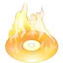 Burn disk fire