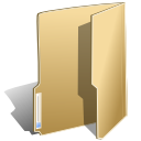 Open folder