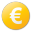 Currency yellow euro