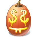 Halloween easymoney jack o lantern pumpkin