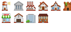 Building icons