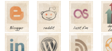 21 free social vintage icons